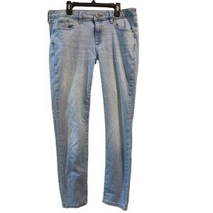 Women's 10R Jeans Sonoma Skinny Blue Stretch Mid-rise